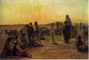 Arab or Arabic people and life. Orientalism oil paintings 562